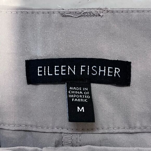 eileen fisher | S4SUP-3 Gray Pockets Dress Pants Slacks M - Picture 9 of 9